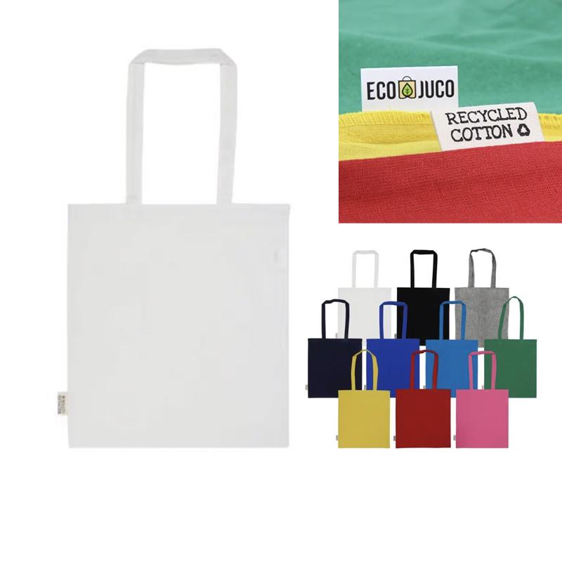 Recycled Cotton Tote Bags With Long Handle